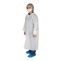 KIT VISITANTE (Bata+Touca+Masc+C/Sap)cx100 *